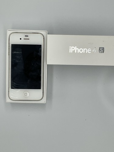Used reset iphone with box - iphone, 4s